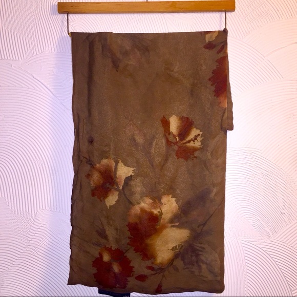 Vintage Ralph Lauren silk floral square scarf - Picture 8 of 8